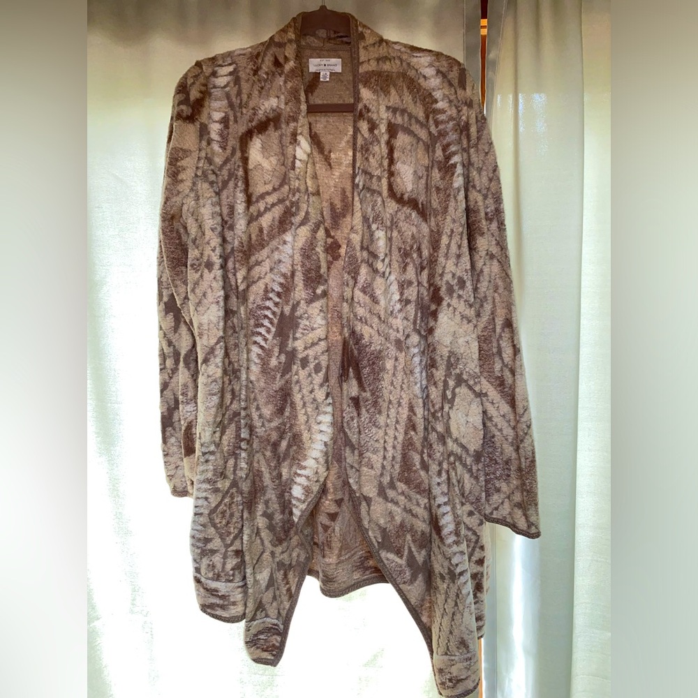 Lucky brand asymmetrical cardigan